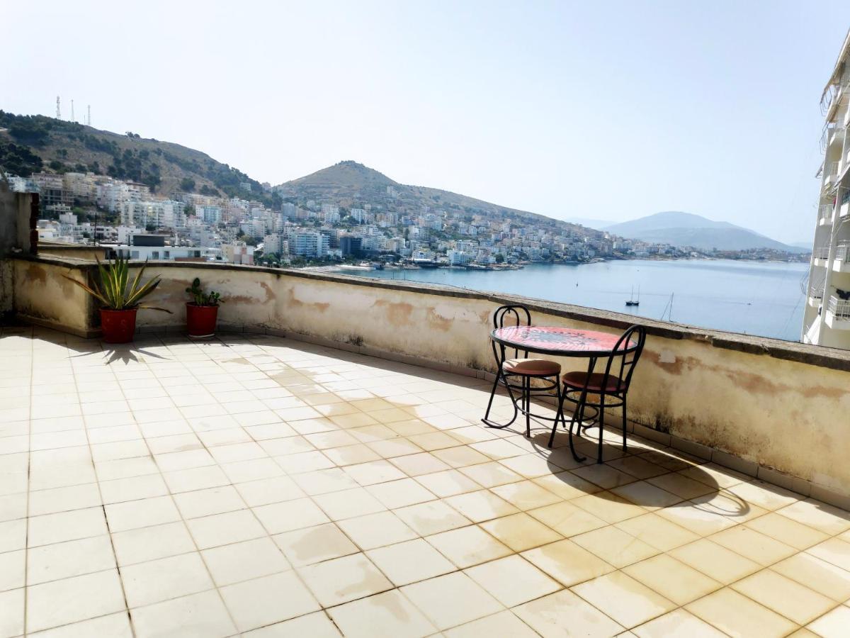 Private Studio Sea View 2 Minutes Away From Beach Sarandë 外观 照片