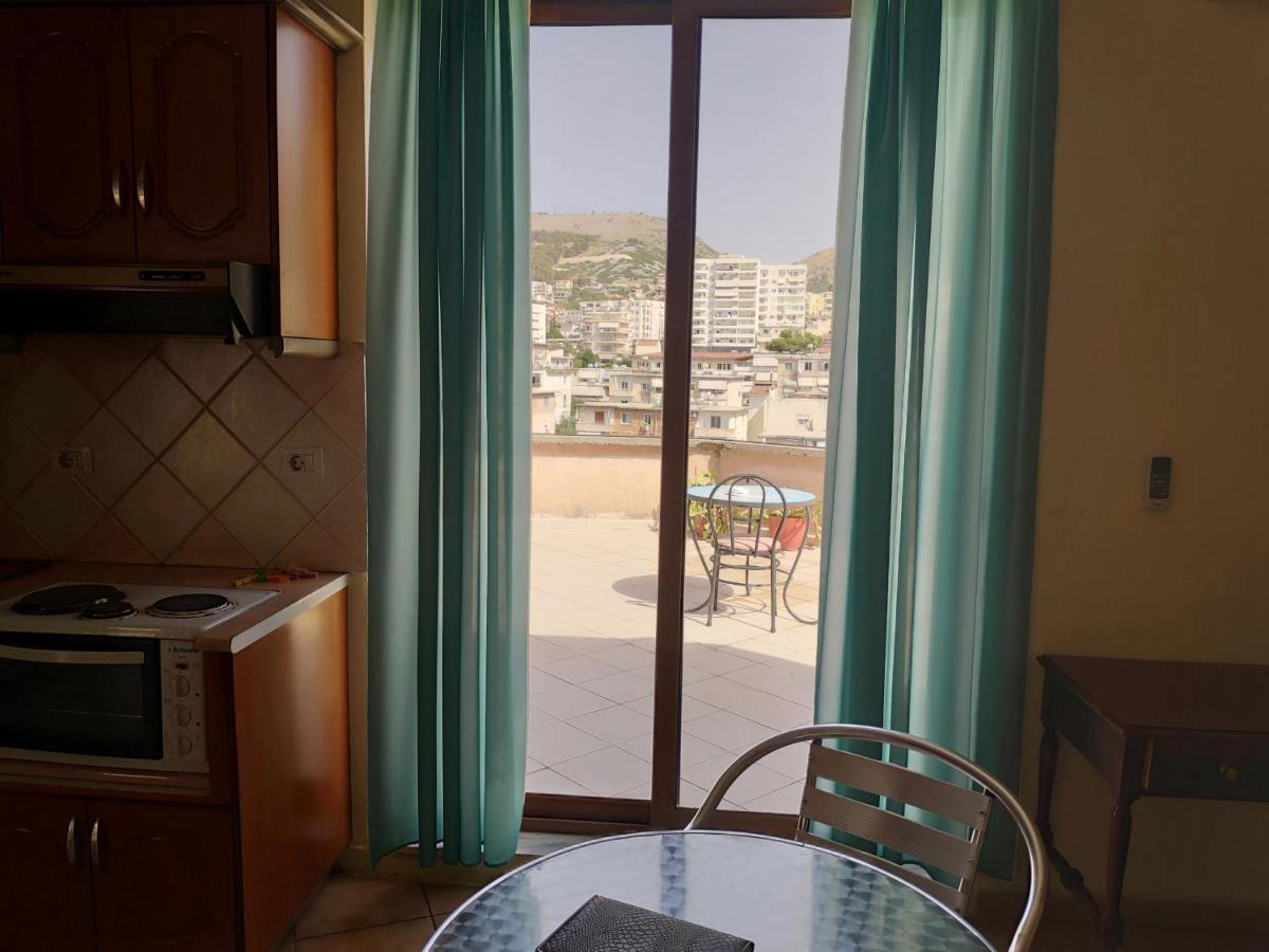 Private Studio Sea View 2 Minutes Away From Beach Sarandë 外观 照片