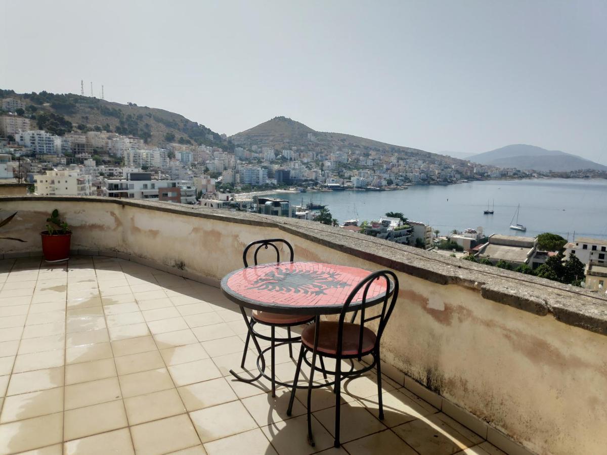 Private Studio Sea View 2 Minutes Away From Beach Sarandë 外观 照片