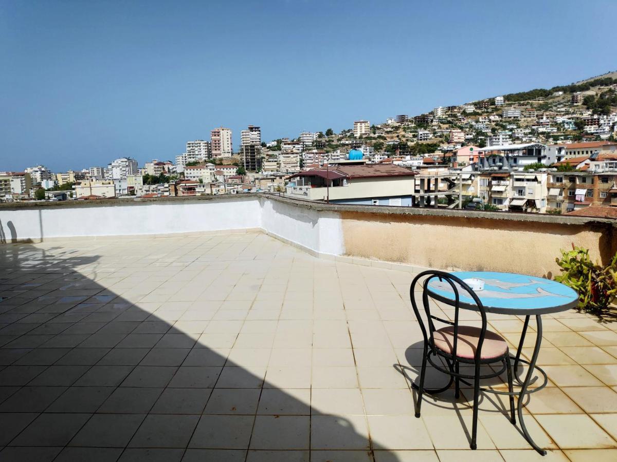 Private Studio Sea View 2 Minutes Away From Beach Sarandë 外观 照片